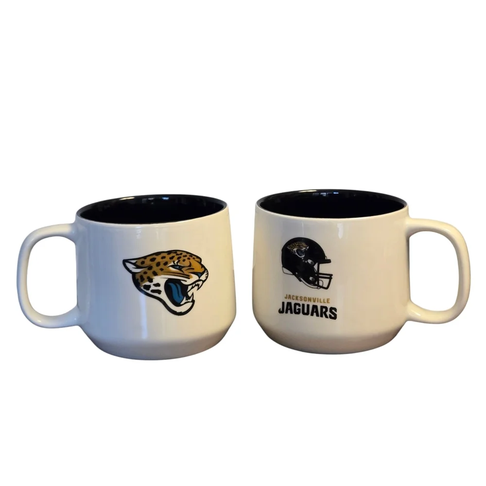 NFL Jacksonville Jaguars Hero Mug Logo Brands 15 oz Team Colors Official License - Picture 1 of 15